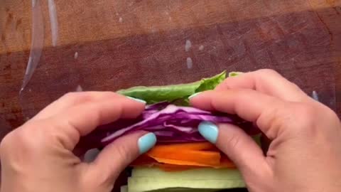 Summer Veggies Roll Recipe