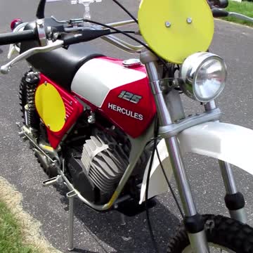 Brand New 1978 Hercules 125 Motorcycle