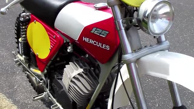 Brand New 1978 Hercules 125 Motorcycle