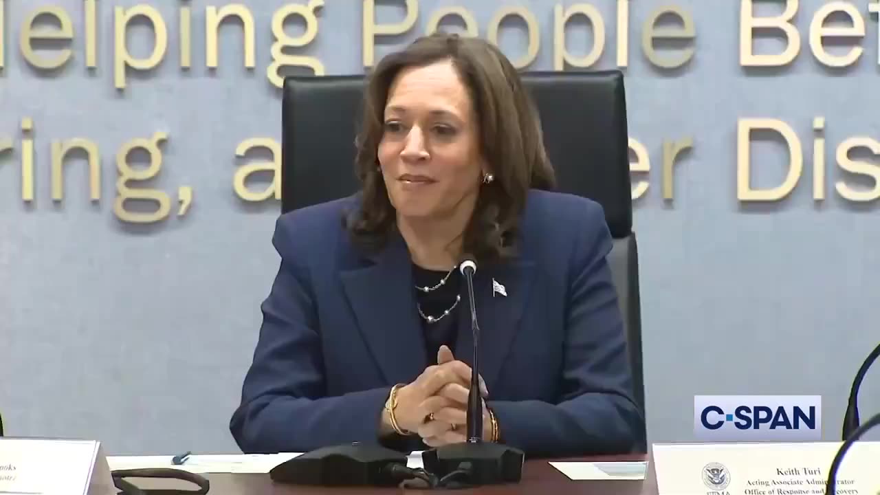 Kamala Goes Full Biden: No Questions on Botched Hurricane Response During Staged FEMA Briefing