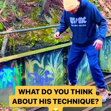 HE USED THE SHUFFLE TECHNIQUE! 😂