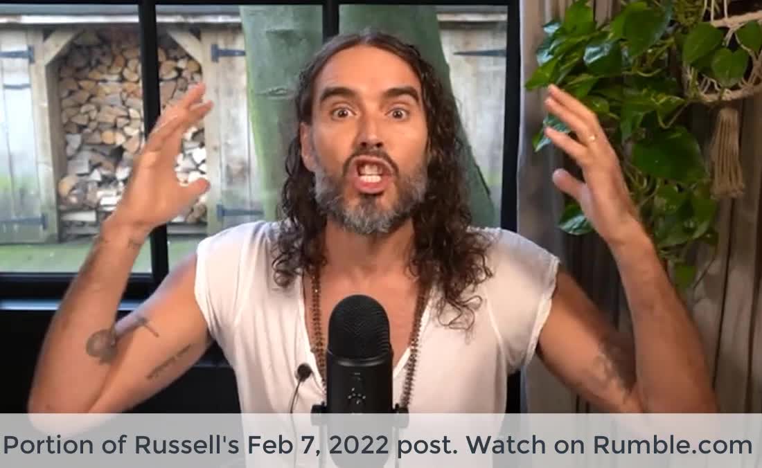 Russell Brand Meet the World, the World Meet Russell Brand on Rumble -