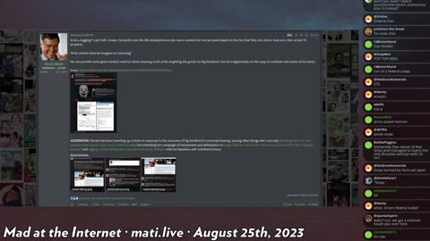 2023, Aug 25 - Mad at the Internet - MATI N/A