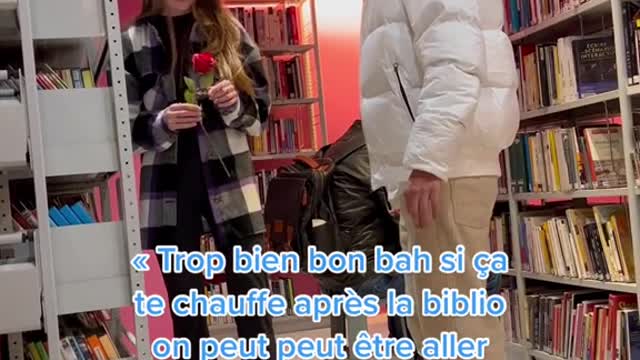 Je drague dans la bibliothèque 📚