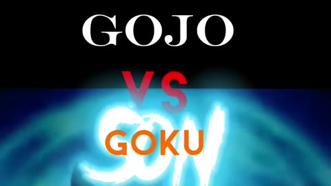 Gojo vs goku