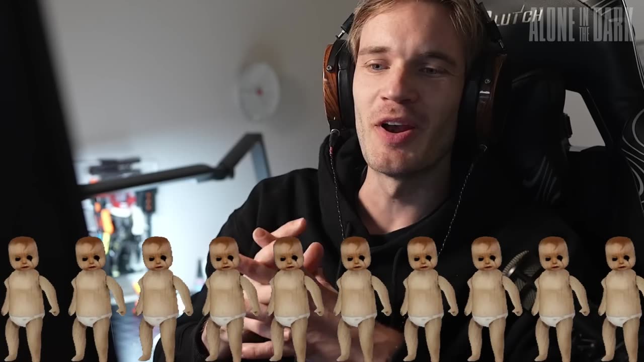 I survived being Alone In The Dark. PewDiePie