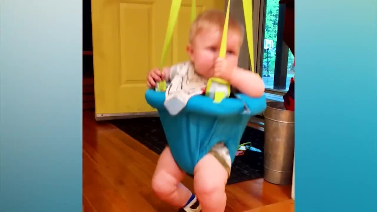Baby Can't Stop Doze and play Everywhere