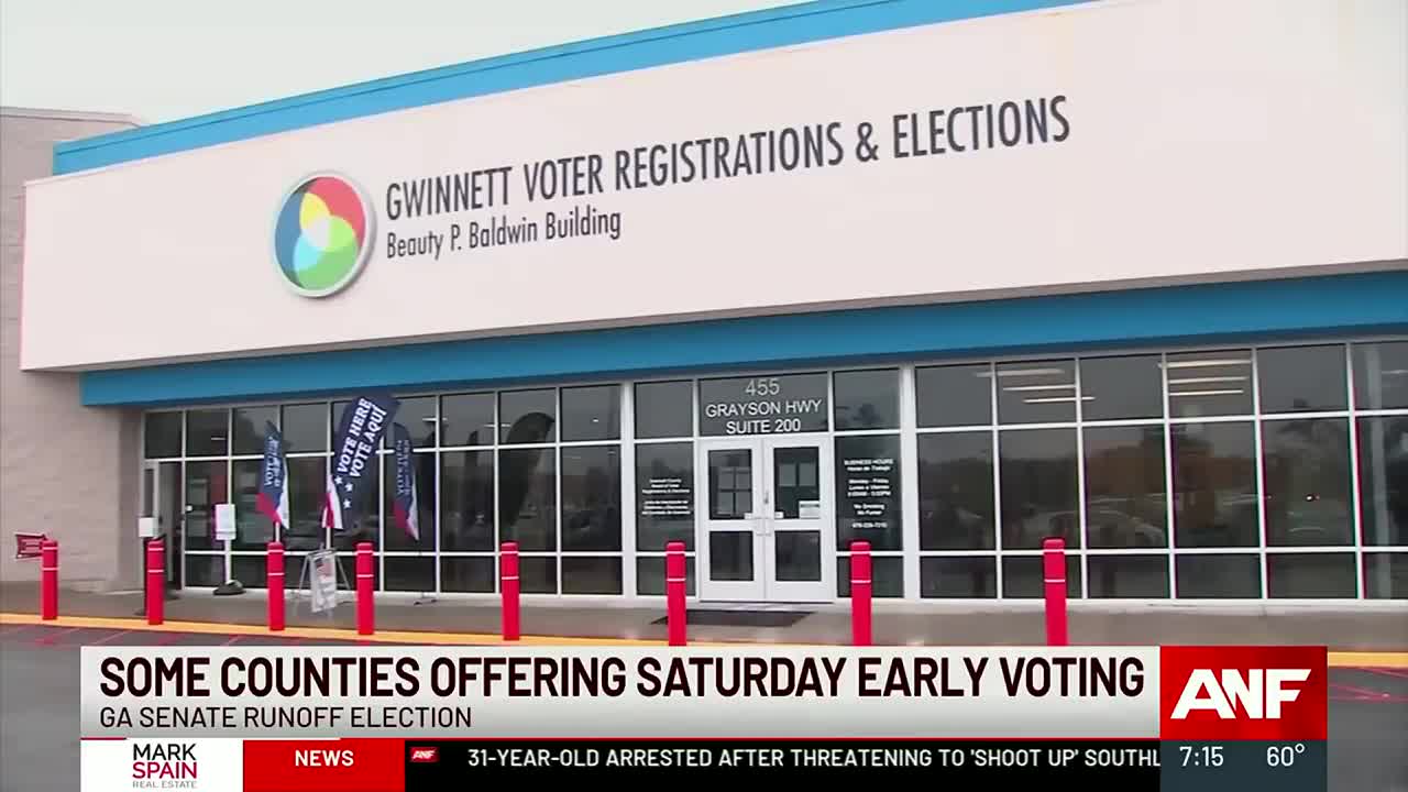 Some GA counties offering Saturday early voting What you need to know