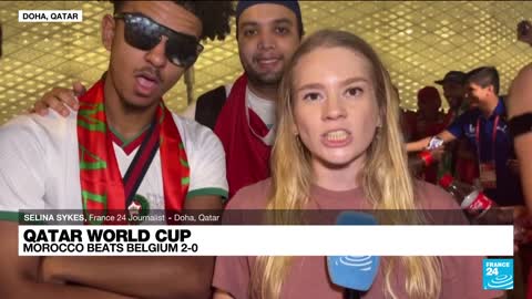 2022 World Cup: Morocco beats Belgium 2-0 • FRANCE 24 English