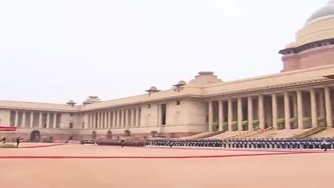 Ceremonial Reception of Mohammed Bin Salman, Crown Prince of Saudi Arabia, at Rashtrapati Bhavan