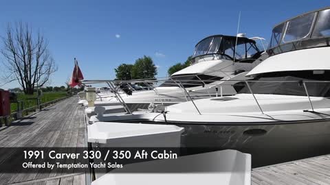 1991 Carver 330 350 Aft Cabin