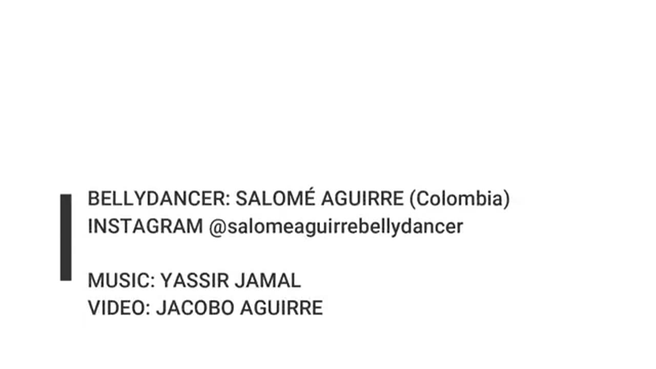 Belly dance by Salome - Colombia Exclusive Music Video] 2022