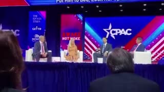 Jack Posobiec does his best Pete Buttigieg impression on the CPAC stage