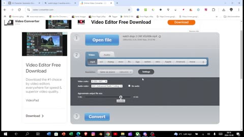 How To resize The Video Size