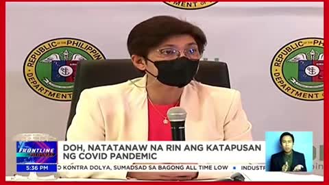 DOH, natatanaw na rin ang katapusan ngCOVID-19 pandemic