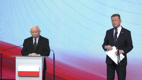 Jarosław Kaczyński - pytania dziennikarzy