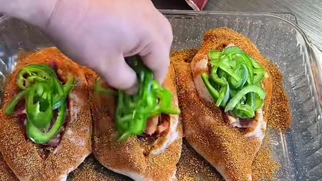 37_Popper Suffed Chicken 🔥🔥🔥🔥 #LearnOnTikTok
