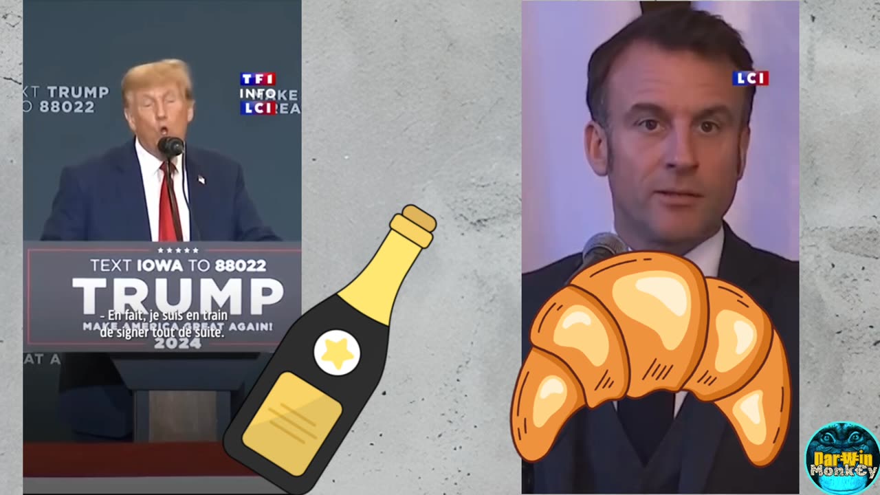 Trump Macron et Anne-Marie Dusseault angoisse. 😒 📽🎬🎞 🤓