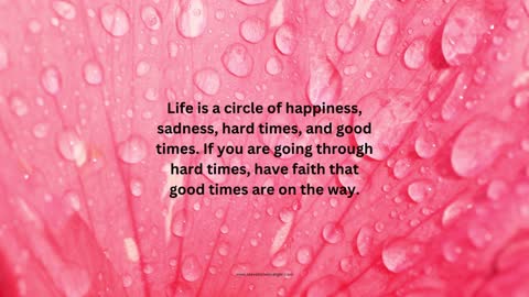 Life is a Circle of Happiness