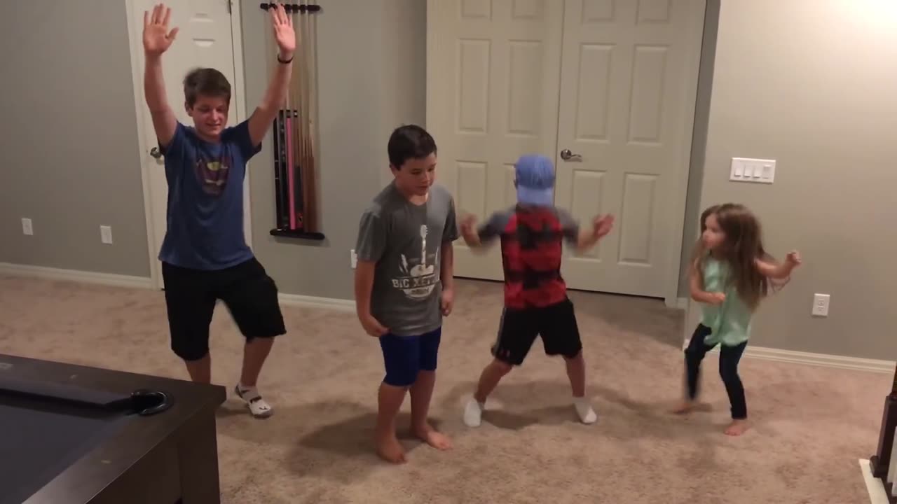 When little sister wants to dance!