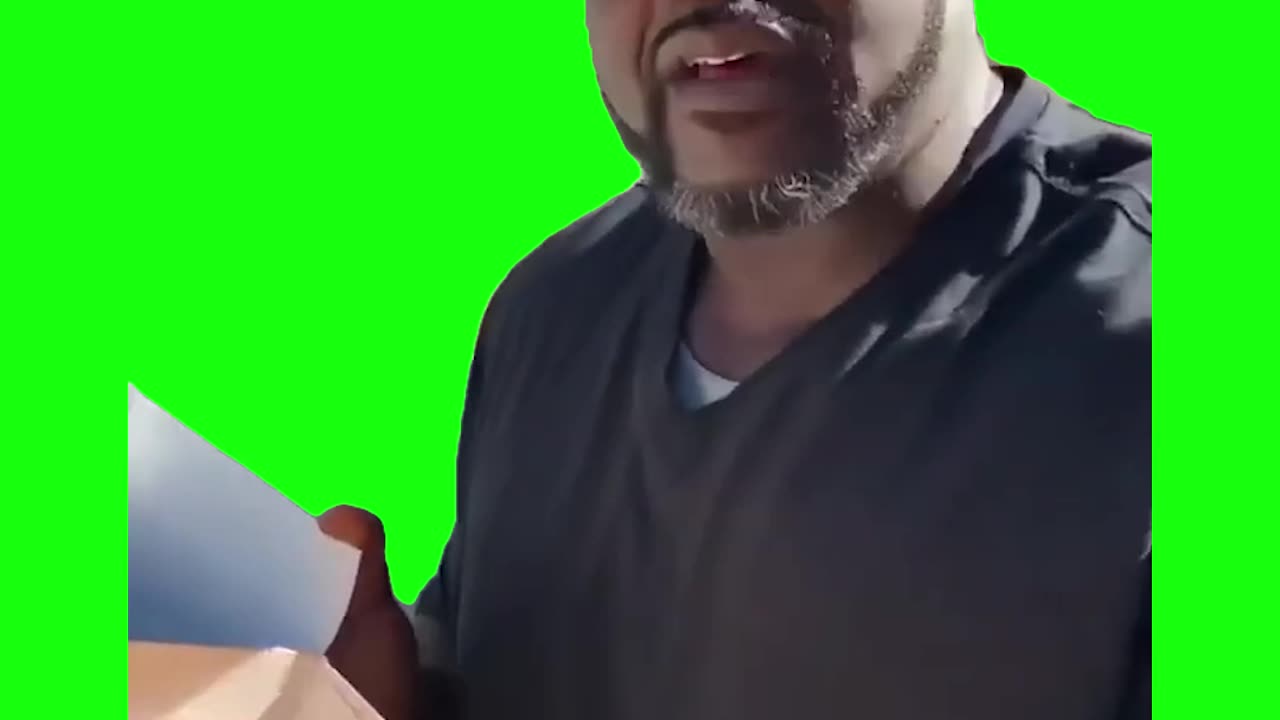 Shaq With Donuts “Jack-o’-Lantern HUWHAHA” | Green Screen