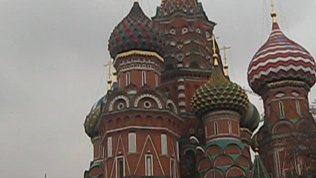 On the red square in Moscow