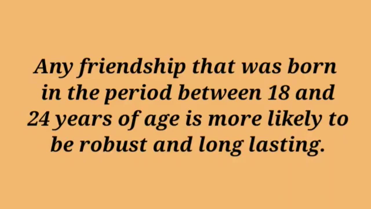 Friendship Facts