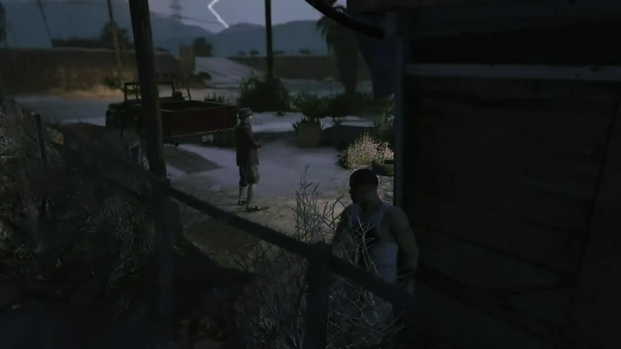 Franklin visits Trevor after killing Michael GTA 5