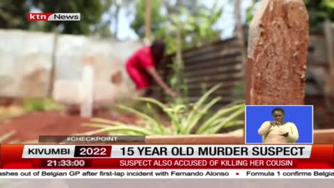 Kiambu detectives investigating an incident where a 15-year-old allegedly murdered four people