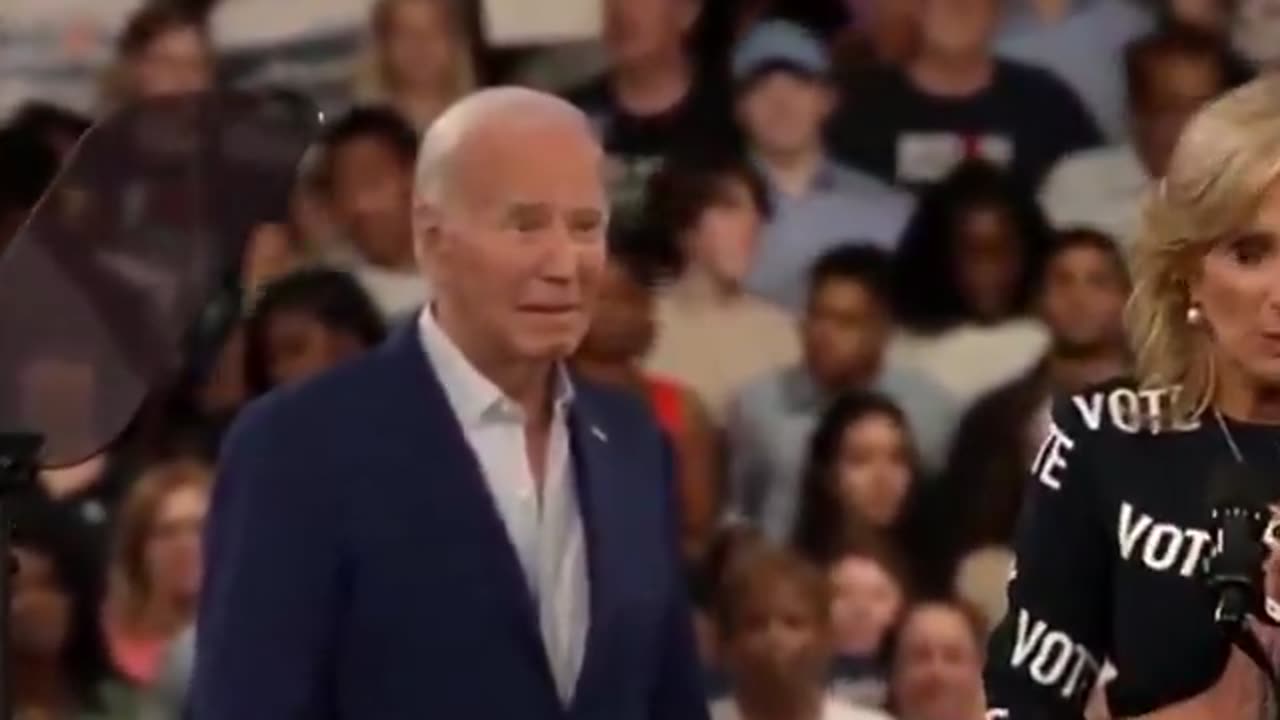 Joe Biden Looks Like A Frozen Pop in North Carolina Campaign Rally