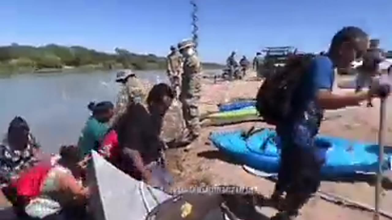 The US literally cutting away their only parts of an actual border barrier now.