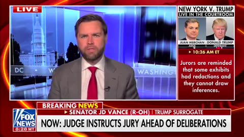 Senator JD Vance of Ohio Comments on New York Trial of Donald Trump