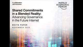 WEF RELEASES BLUEPRINT TO ADVANCE INTERNET GOVERNANCE IN THE NEW BLENDED REALITY