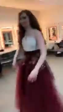 The girls having fun goofing around