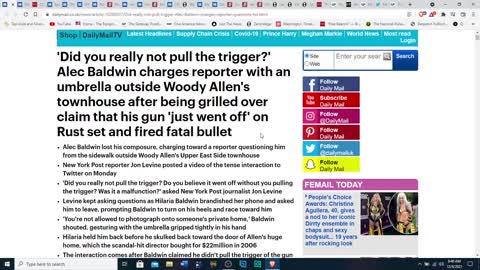 Alec Meets Woody, Ghislaine Pregnant? NY Judge Halts Diblasio Mandate, Judge Blocks Biden Mandate