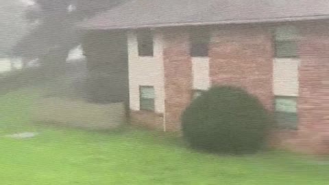 My husband caught the exact moment our power went out (audio on)