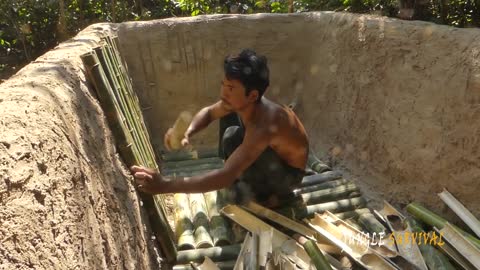 Build Above Ground Pool on top the most Secret Underground House