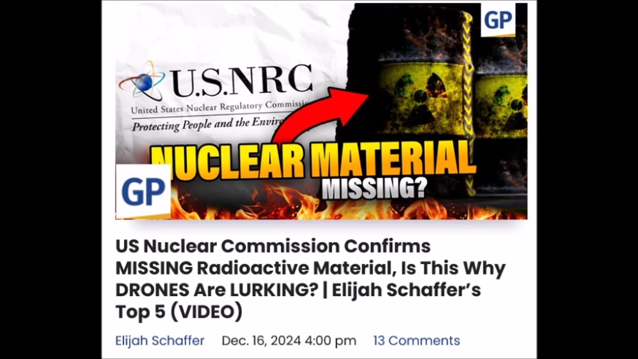 WTF - Missing Radioactive Material?