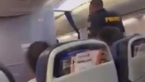 A United passenger loses what little mind she has left in flight.