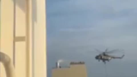 Video of Iranian Forces Landing & Seizing Israeli Owned Ship