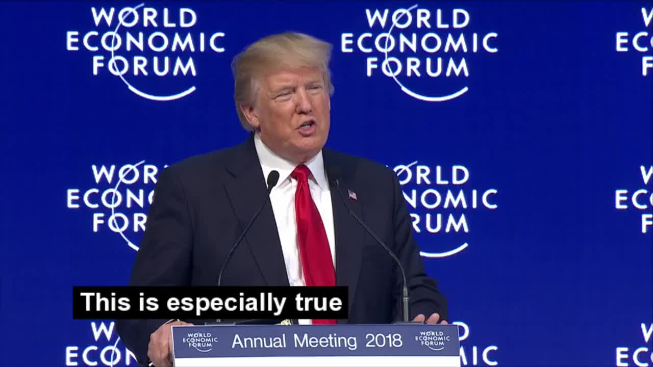 "Donald Trump Shakes Up Davos 2018: Watch His Record-Breaking Speech!"