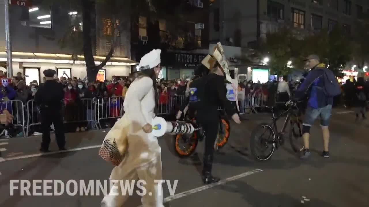 Anti-J4bbers In NYC Halloween Parade