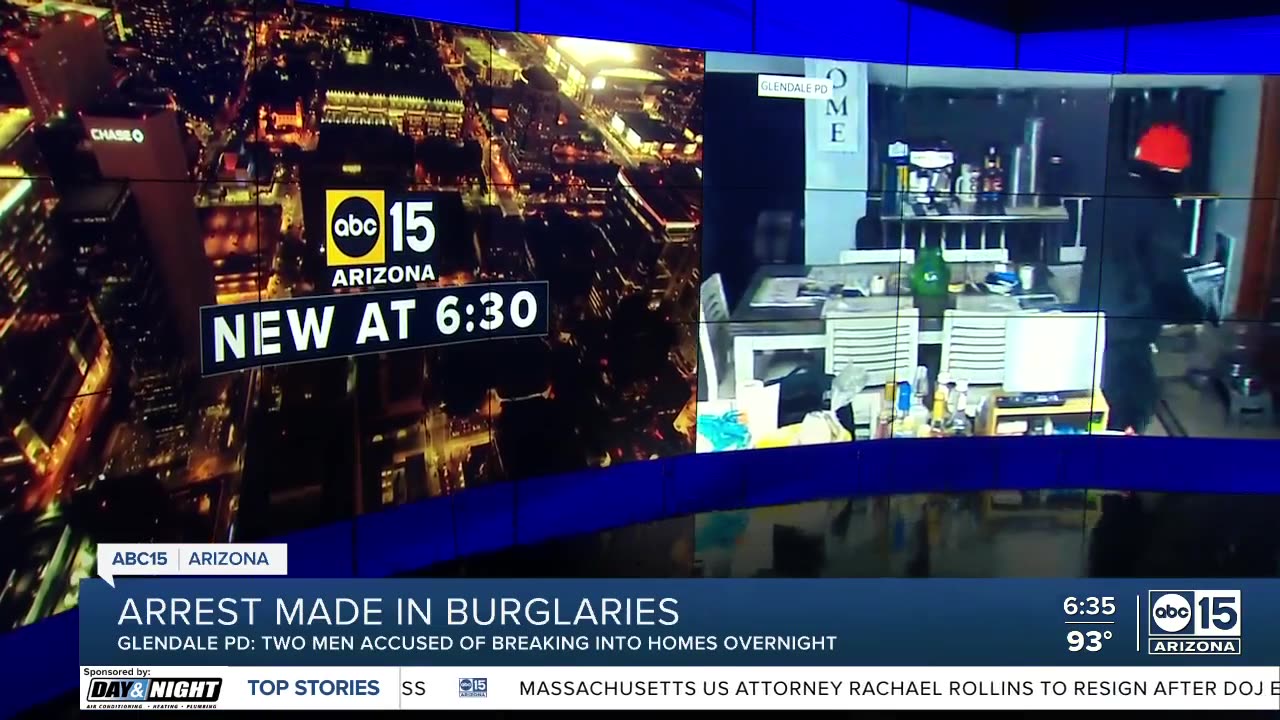 Glendale police arrest two men connected to string of overnight home burglaries