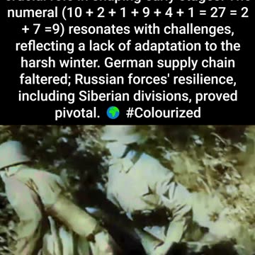 WW2 31-01 - Numerology Insight Battle of Moscow (October 2, 1941) - Launched under