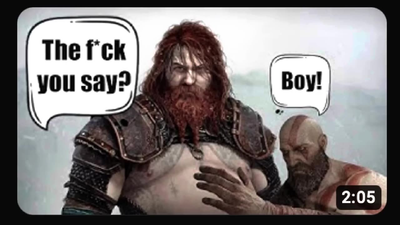 Yes, Pregnant kratos is hilarious-God of war 🧞🧌