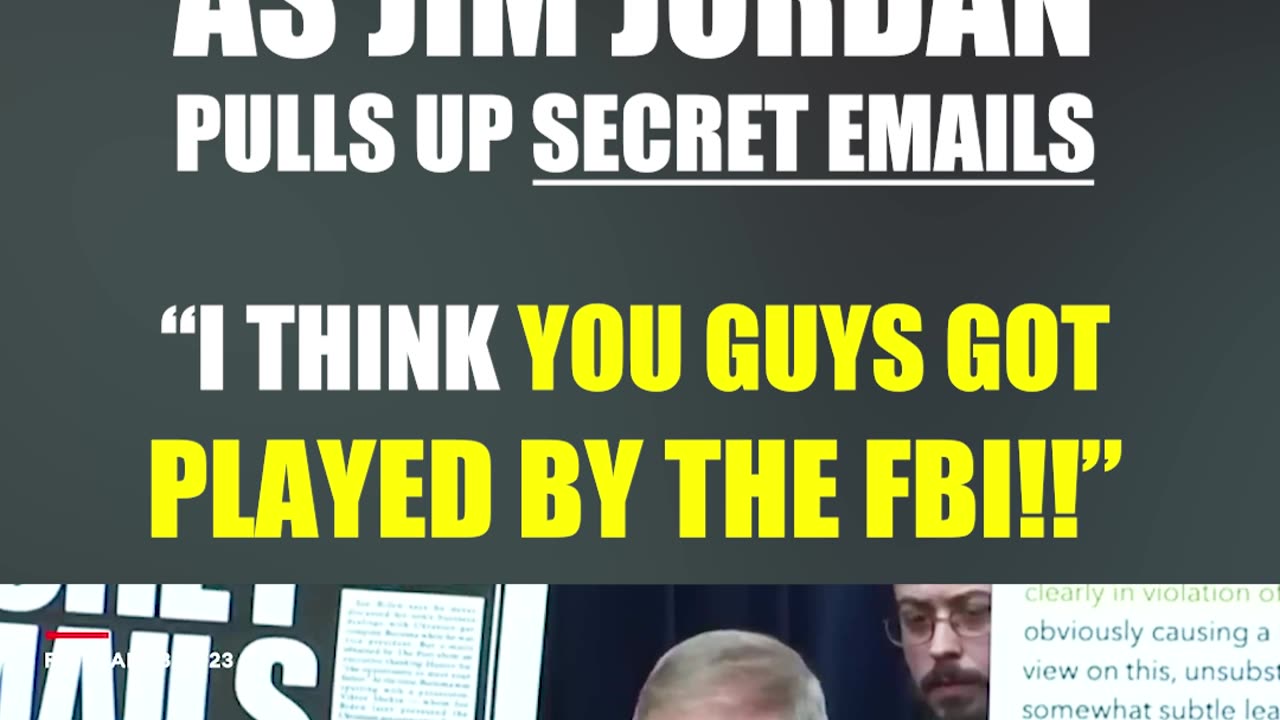 Clueless Twitter exec starts to sweat when Jim Jordan pulls out secret emails.