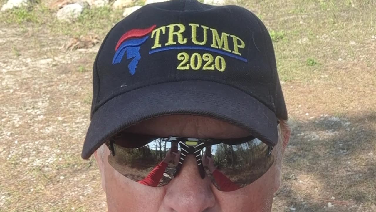 The Time Tunnel and Uncle Ray in his Trump 2020 clothes. Naples, Fl 2024