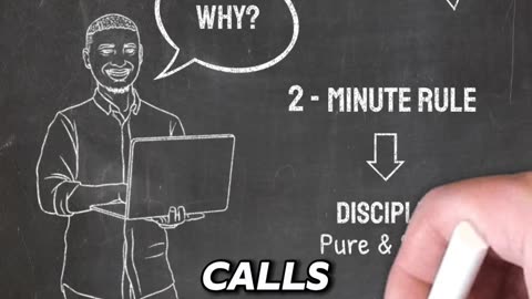 Two-Minute Rule #discipline #personaldevelopment #selfimprovement
