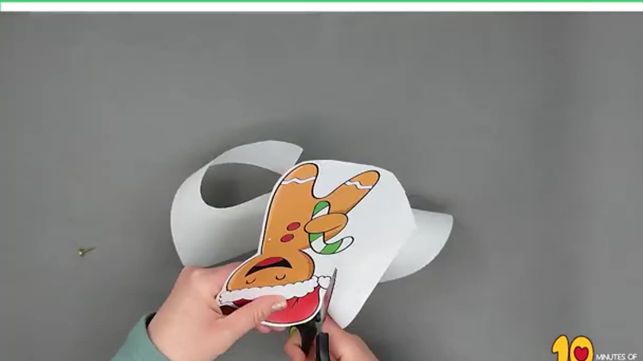 Waving Gingerbread Man Craft