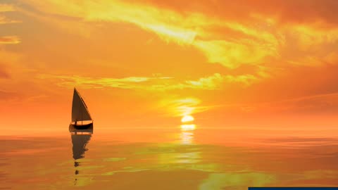 SAILING AT SUNSET